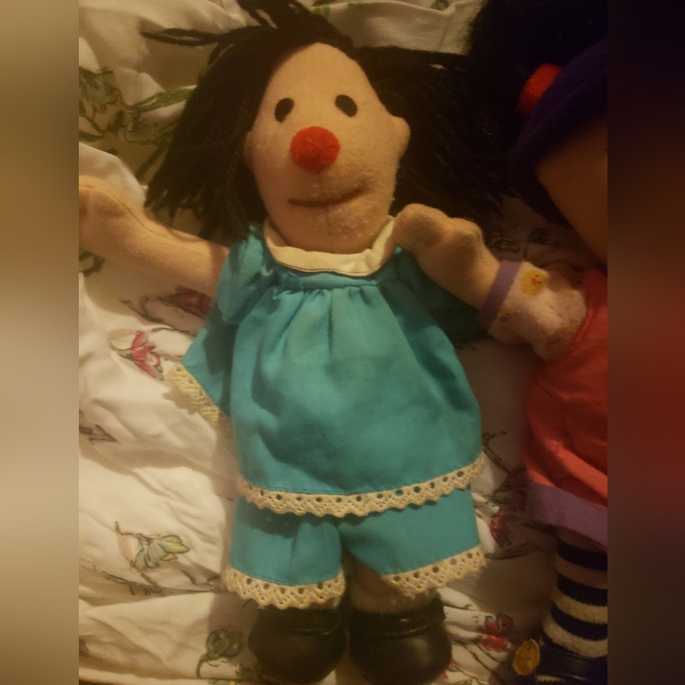 1997 Commonwealth The Big Comfy Couch 9" MOLLY & 10" LOONETTE Plush Dolls LOT 2 - Picture 2 of 3